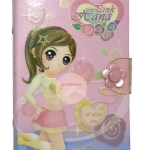 Pink Hana planner vintag